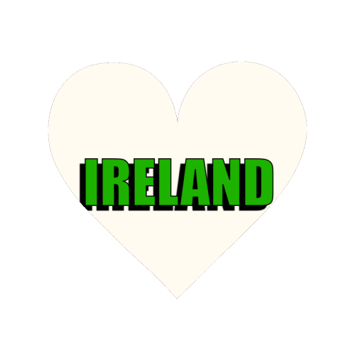 Ireland (Bold Green Typeface) - Magnet by Adam Regester