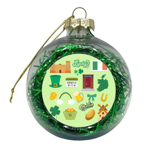 Ireland - xmas bauble by Lilly Rose