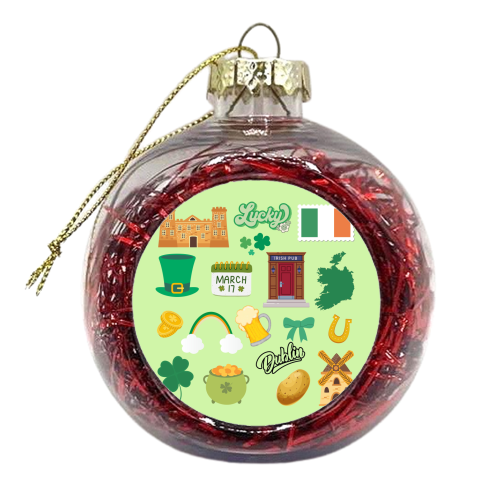 Ireland - xmas bauble by Lilly Rose
