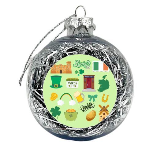 Ireland - xmas bauble by Lilly Rose