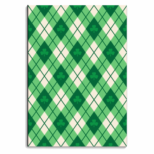 Irish Argyle - personalised A4, A5, A6 notebook by Fimbis