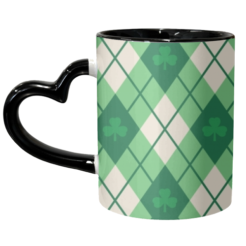 Irish Argyle - unique mug by Fimbis
