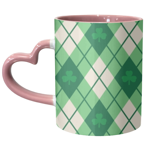 Irish Argyle - unique mug by Fimbis