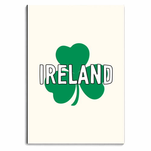 Irish Clover - personalised A4, A5, A6 notebook by Adam Regester