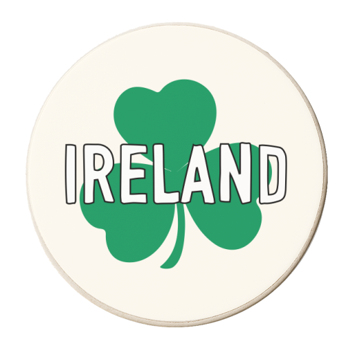 Irish Clover - personalised beer coaster by Adam Regester