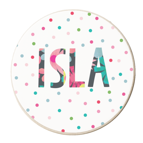Isla - personalised beer coaster by The Boy and the Bear