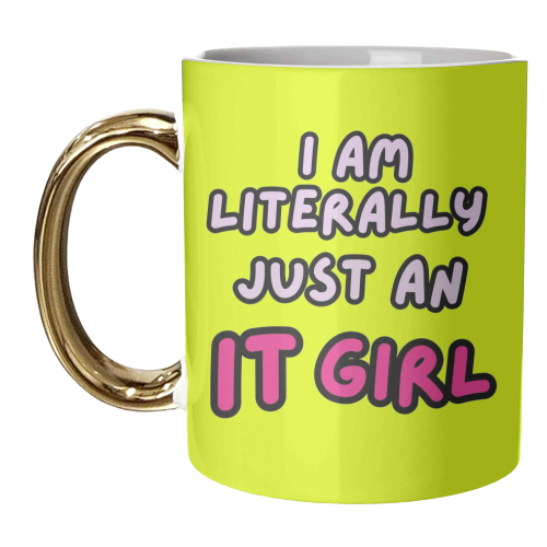 IT Girl - unique mug by Lilly Rose