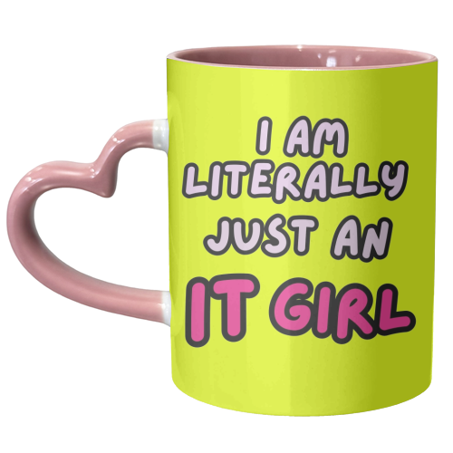 IT Girl - unique mug by Lilly Rose
