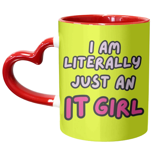 IT Girl - unique mug by Lilly Rose