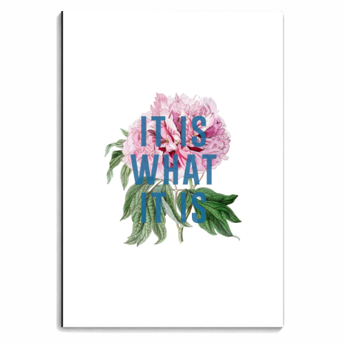 It Is What It Is - personalised A4, A5, A6 notebook by The 13 Prints