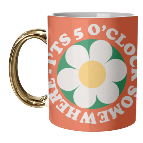 It's 5 o'clock Somewhere - unique mug by AbiGoLucky
