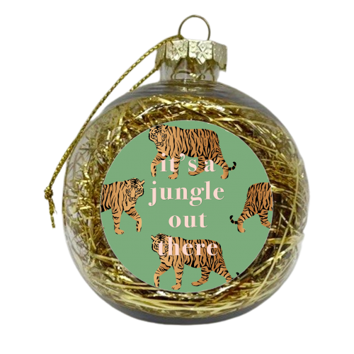 It's A Jungle Out There - xmas bauble by Kind of Simple Designs