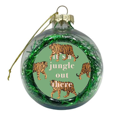It's A Jungle Out There - xmas bauble by Kind of Simple Designs