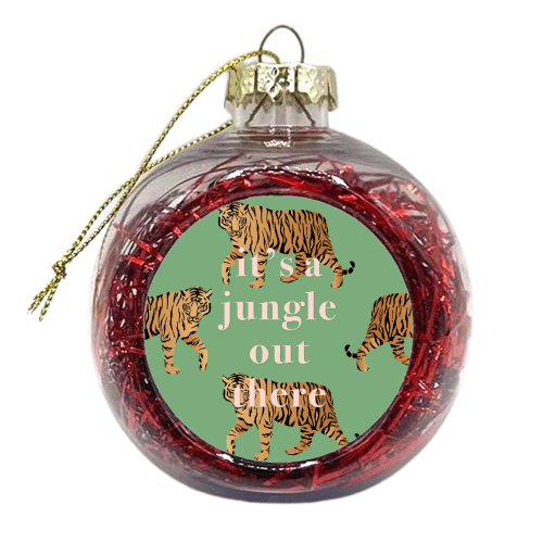 It's A Jungle Out There - xmas bauble by Kind of Simple Designs