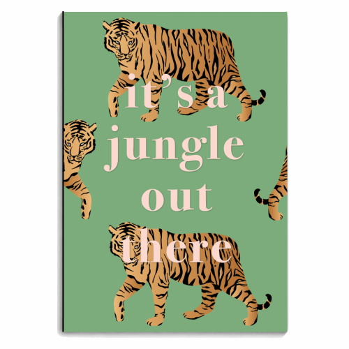 It's A Jungle Out There - personalised A4, A5, A6 notebook by Kind of Simple Designs