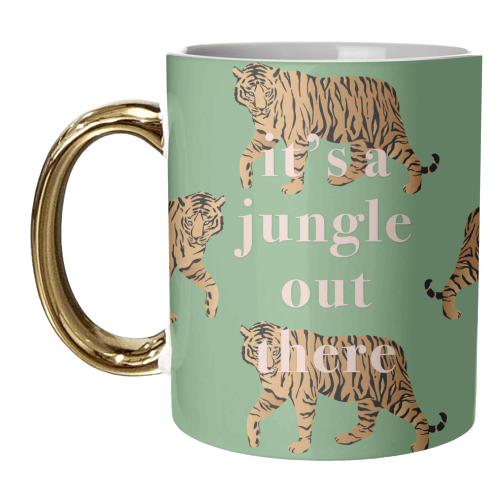 It's A Jungle Out There - unique mug by Kind of Simple Designs