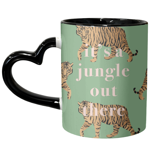 It's A Jungle Out There - unique mug by Kind of Simple Designs