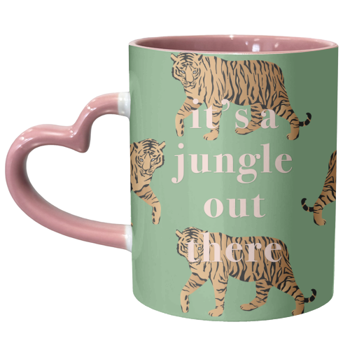 It's A Jungle Out There - unique mug by Kind of Simple Designs