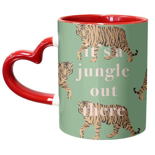 It's A Jungle Out There - unique mug by Kind of Simple Designs