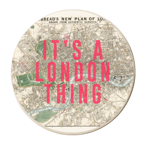 It's a London thing - personalised beer coaster by The 13 Prints