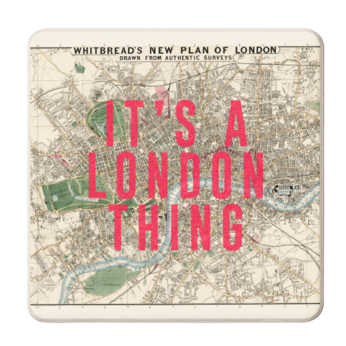 It's a London thing - personalised beer coaster by The 13 Prints