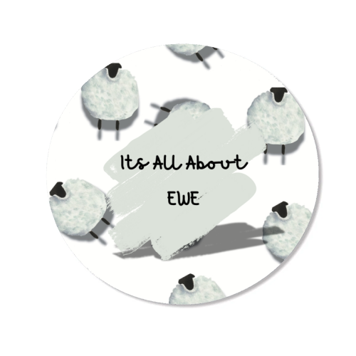 Its All About Ewe- white - Magnet by Linbylane