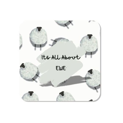 Its All About Ewe- white - Magnet by Linbylane