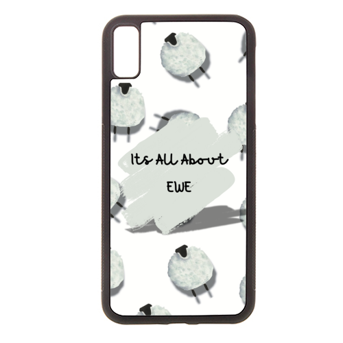 Its All About Ewe- white - stylish phone case by Linbylane