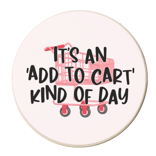 It's An Add to Cart Kind of Day - personalised beer coaster by Pink and Pip