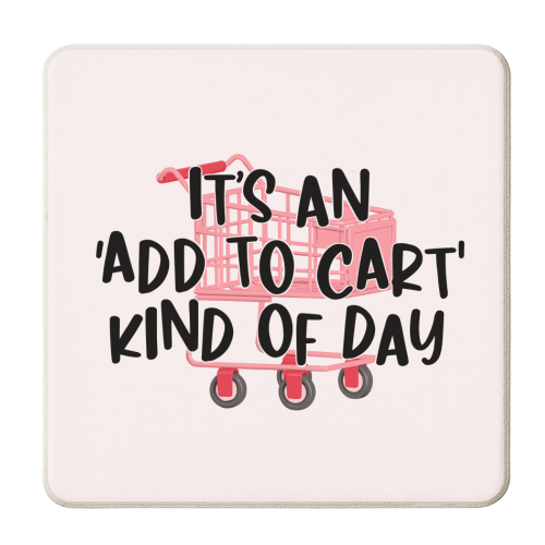 It's An Add to Cart Kind of Day - personalised beer coaster by Pink and Pip