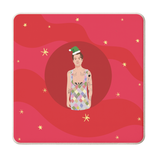 It's Christmas Celebrate In Style - personalised beer coaster by Laura Lonsdale