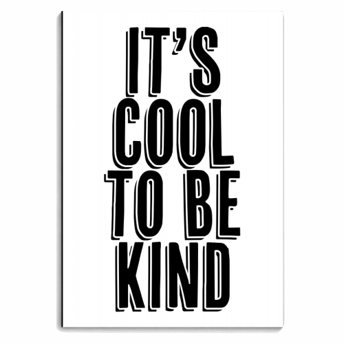 It's Cool to be Kind Shadow Font - personalised A4, A5, A6 notebook by Toni Scott