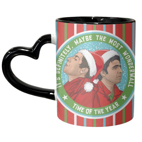 It's Definitely Maybe The Most Wonderwall Time of The Year - unique mug by Claire Atwood