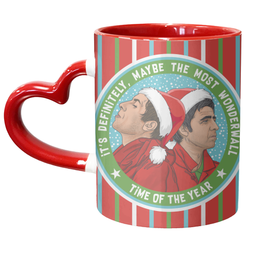 It's Definitely Maybe The Most Wonderwall Time of The Year - unique mug by Claire Atwood