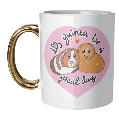 It's Guinea be a great day - unique mug by PixieDrew
