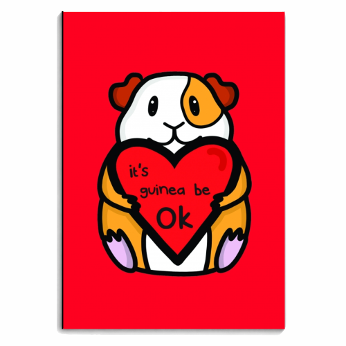 It's guinea be ok - personalised A4, A5, A6 notebook by Nicola Box