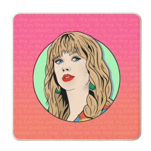 It's me, hi, I'm the problem - personalised beer coaster by Bite Your Granny