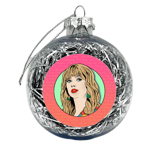 It's me, hi, I'm the problem - xmas bauble by Bite Your Granny