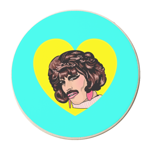 I've Fallen In Love For The First Time - personalised beer coaster by Wallace Elizabeth