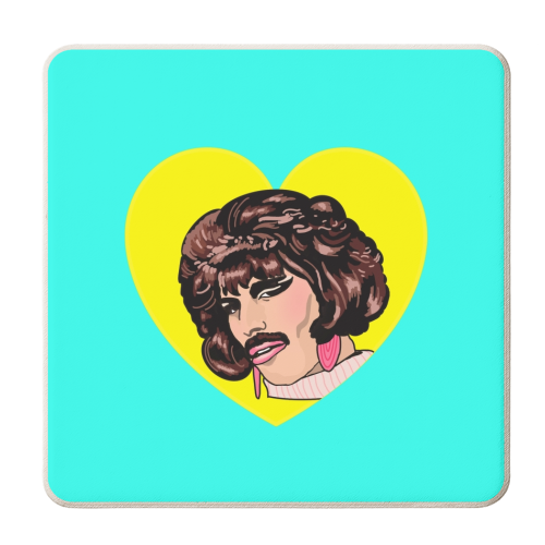 I've Fallen In Love For The First Time - personalised beer coaster by Wallace Elizabeth