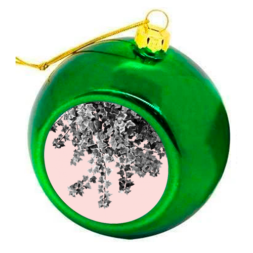 Ivy Delight #7 #wall #decor #art - colourful christmas bauble by Anita Bella Jantz