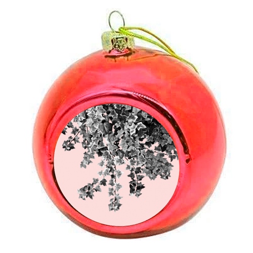 Ivy Delight #7 #wall #decor #art - colourful christmas bauble by Anita Bella Jantz