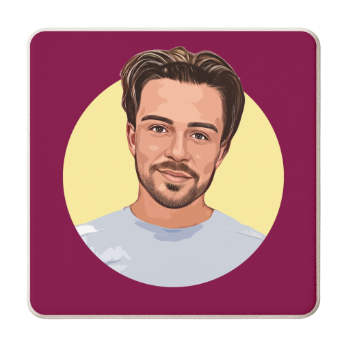 Jack from Birmingham - personalised beer coaster by DOLLY WOLFE