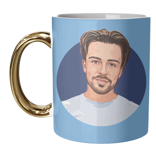 Jack G for Man C - unique mug by DOLLY WOLFE