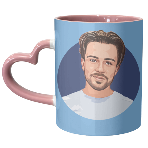 Jack G for Man C - unique mug by DOLLY WOLFE