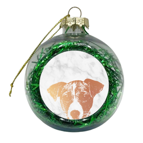 JACK RUSSELL TERRIER - xmas bauble by Wallace Elizabeth