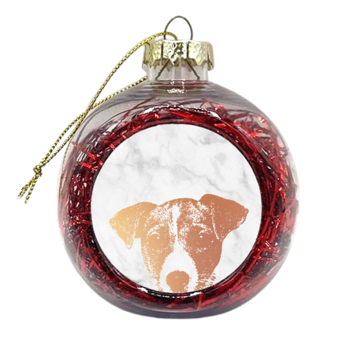 JACK RUSSELL TERRIER - xmas bauble by Wallace Elizabeth