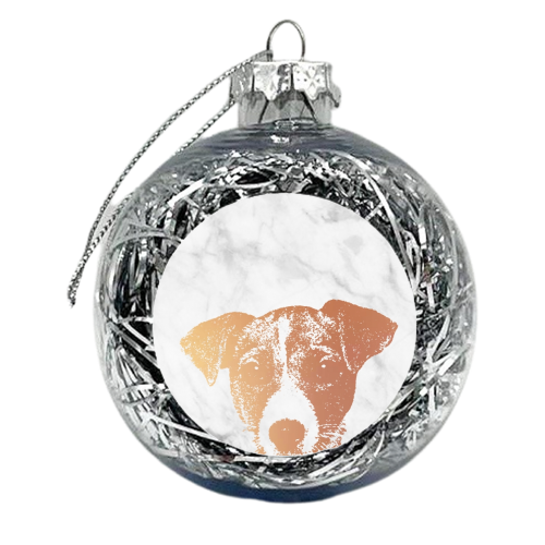 JACK RUSSELL TERRIER - xmas bauble by Wallace Elizabeth