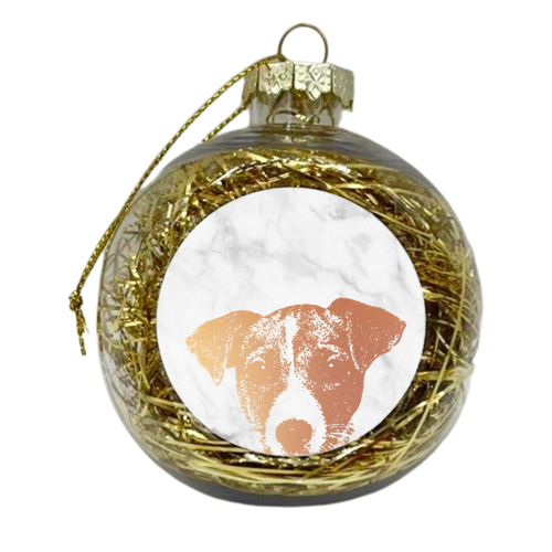 JACK RUSSELL TERRIER - xmas bauble by Wallace Elizabeth