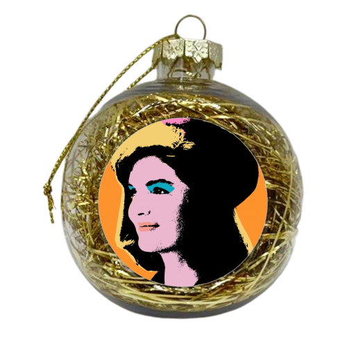 Jackie - xmas bauble by Wallace Elizabeth